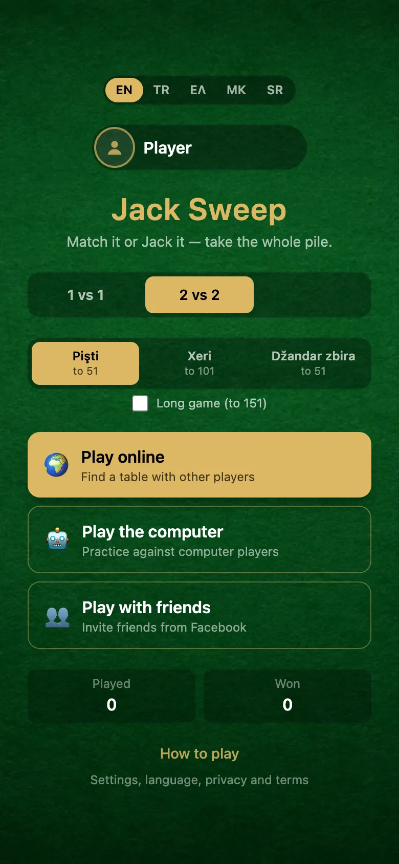 Jack Sweep gameplay, screenshot 3